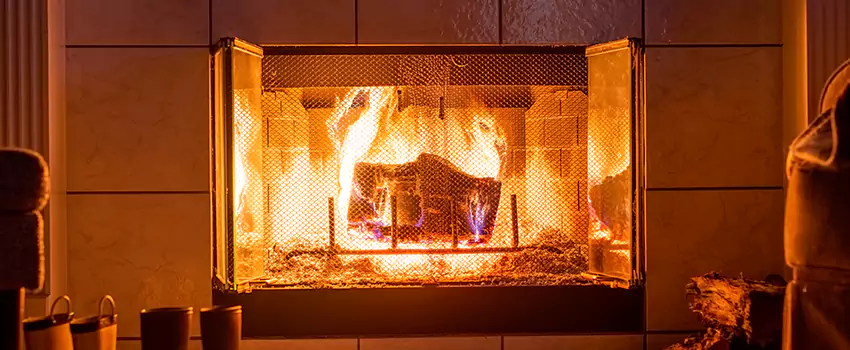 Mendota Hearth Landscape Fireplace Installation in Watertown, Wisconsin