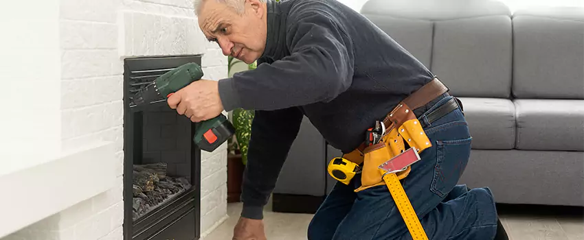 New Indoor Fireplace Installation in Watertown, Wisconsin