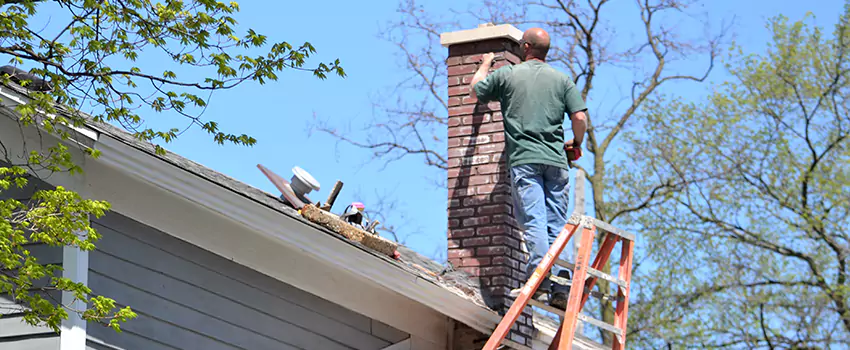 Vinyl and PVC Chimney Flashing Installation in Watertown, WI