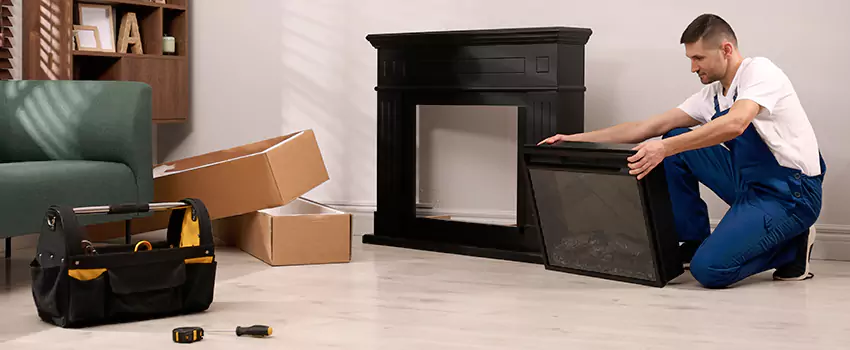 Old Rusted Metal Fireplace Repair And Replacement in Watertown, WI